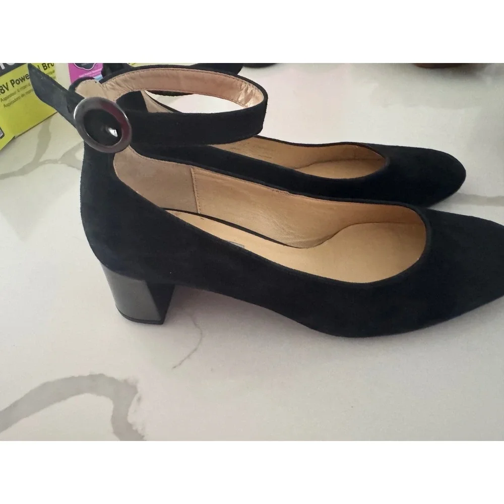 Gabor black suede